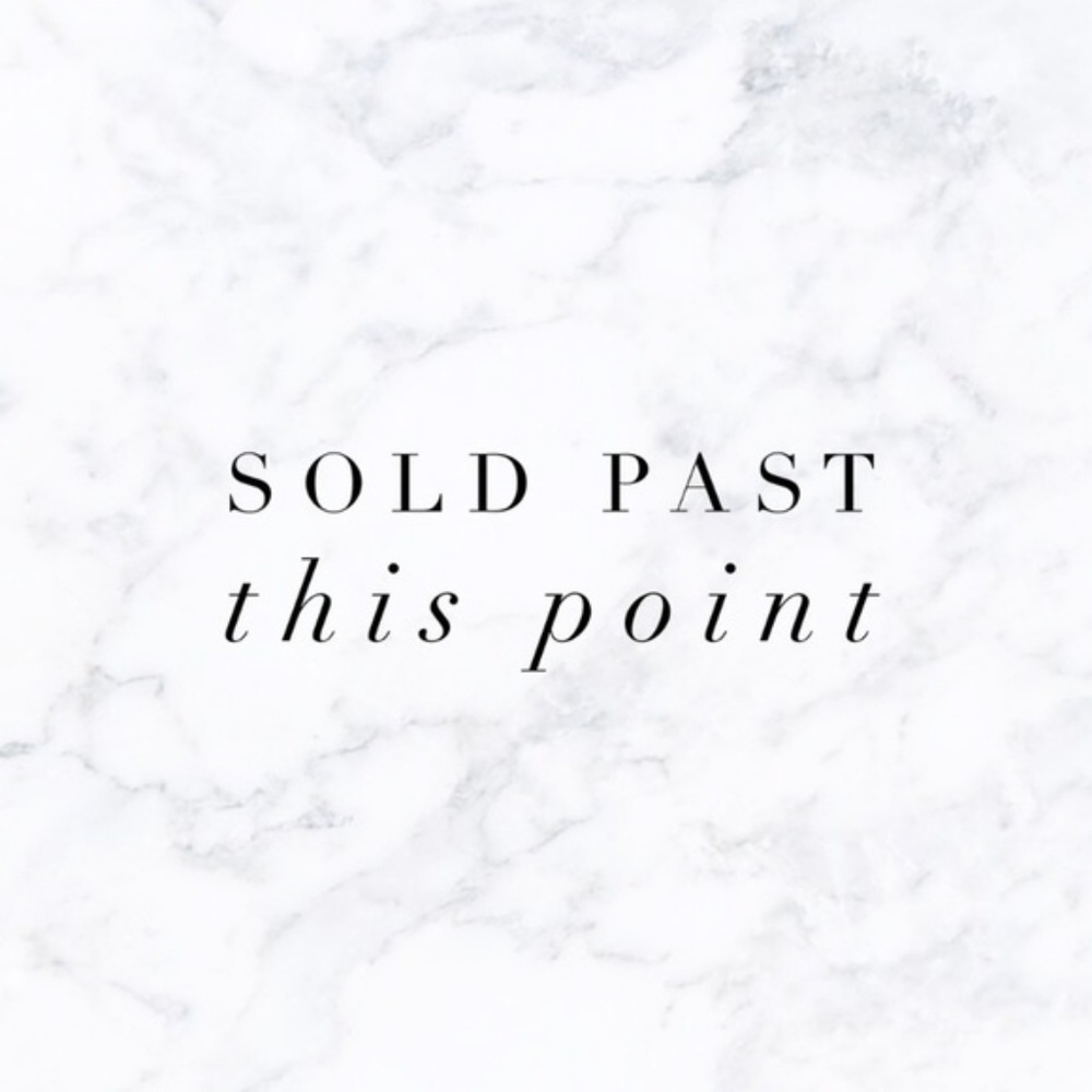 Everything Below Has Sold